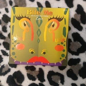 RUDE Bite Me 25-Color Eyeshadow Palette — Green and Red Accents